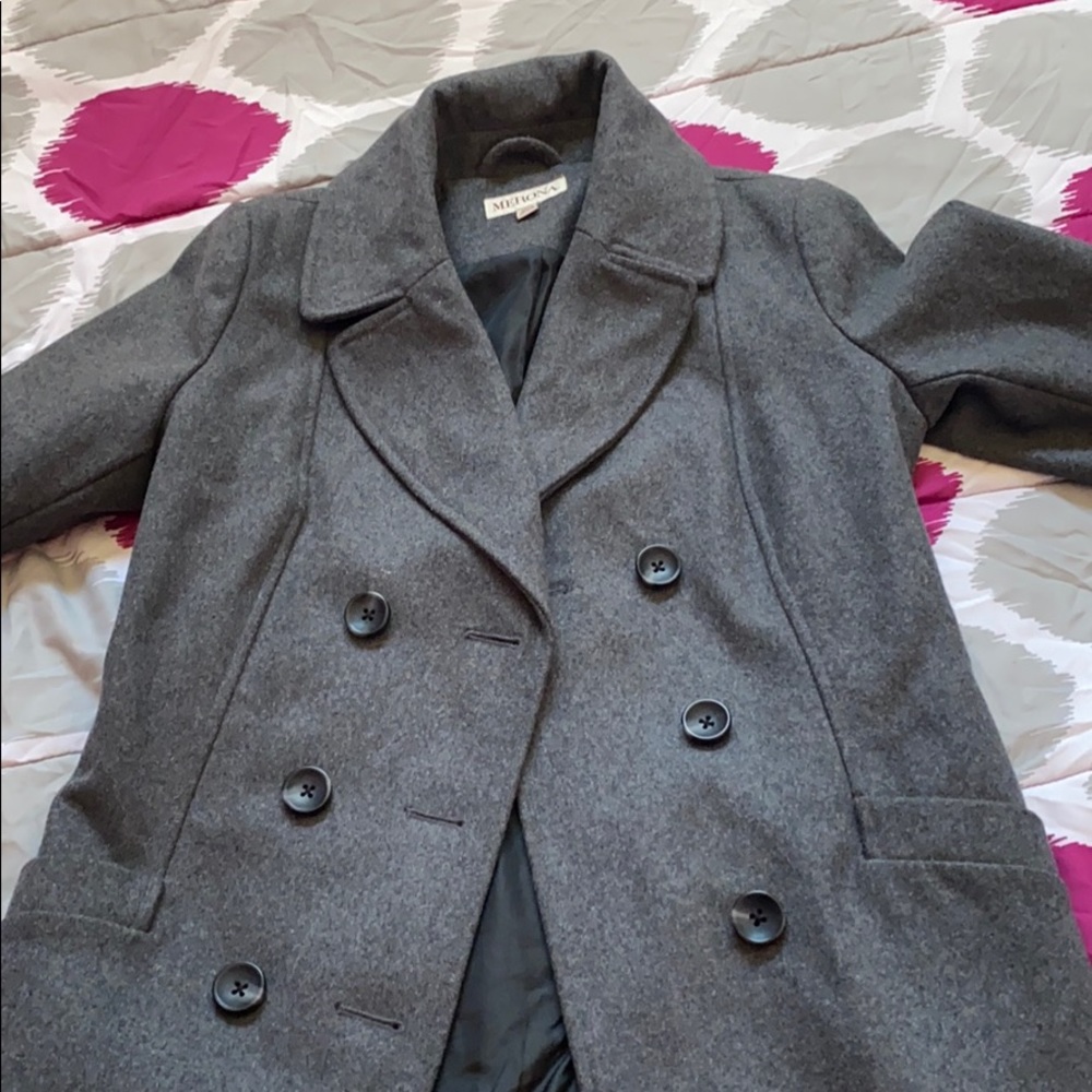 Grey Peacoat